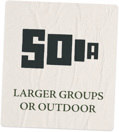 Hire Soia in Utrecht, for larger groups or outdoors